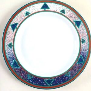 DANSK Christmas Holiday Dinner Plate Winterfest by DANSK Discontinued